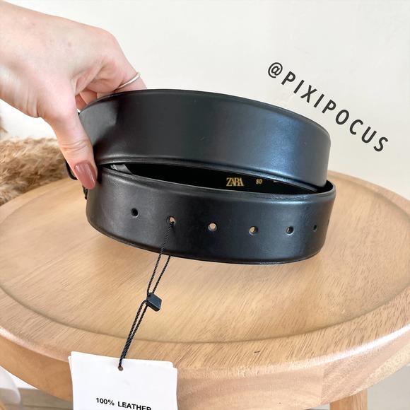 ZARA LIMITED EDITION LEATHER BELT - MADE IN SPAIN